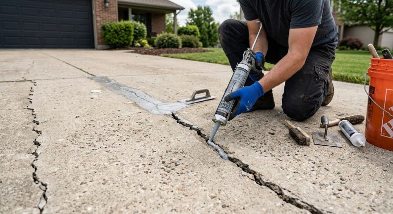 Concrete Driveway Repair Service