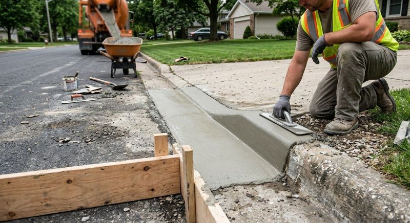 Driveway Curb Repair in Corpus Christi, TX