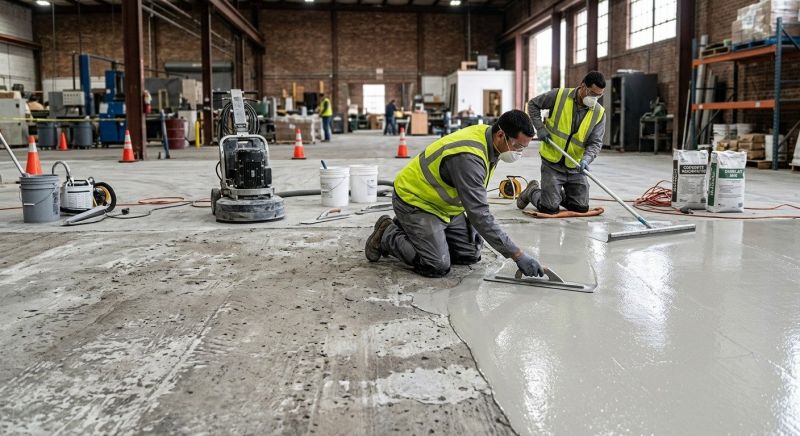 Basement Concrete Resurfacing in Des Moines, IA