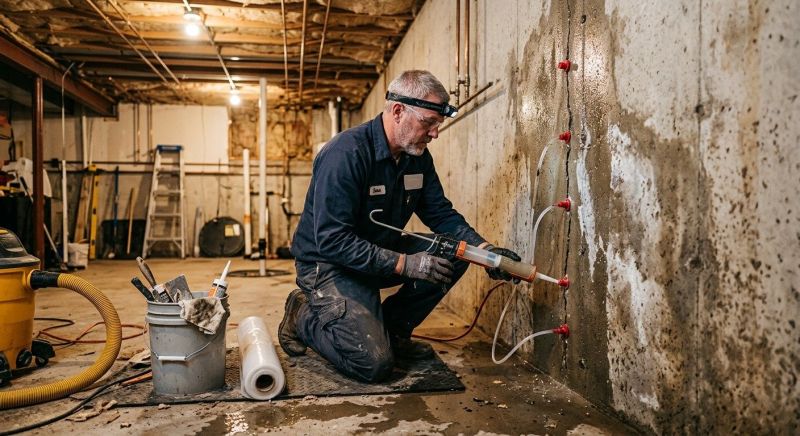 Basement Walls Waterproofing in Columbus, OH