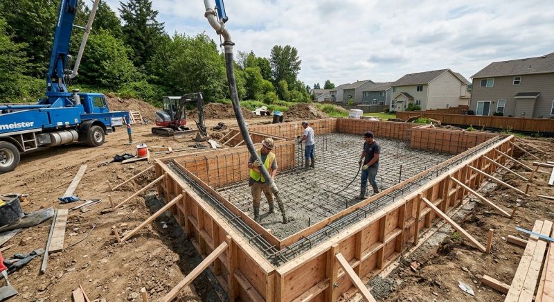 Cement Foundation Installation in Columbus, OH