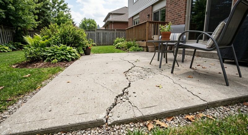 Cement Patio Repair in Des Moines, IA