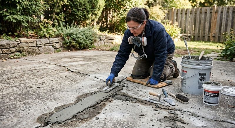 Concrete Fence Repair in Des Moines, IA