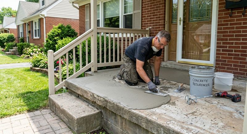 Concrete Resurfacing in West Des Moines, IA