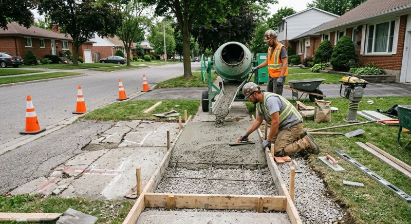 Concrete Sidewalk Repair in Miami Dade County, FL