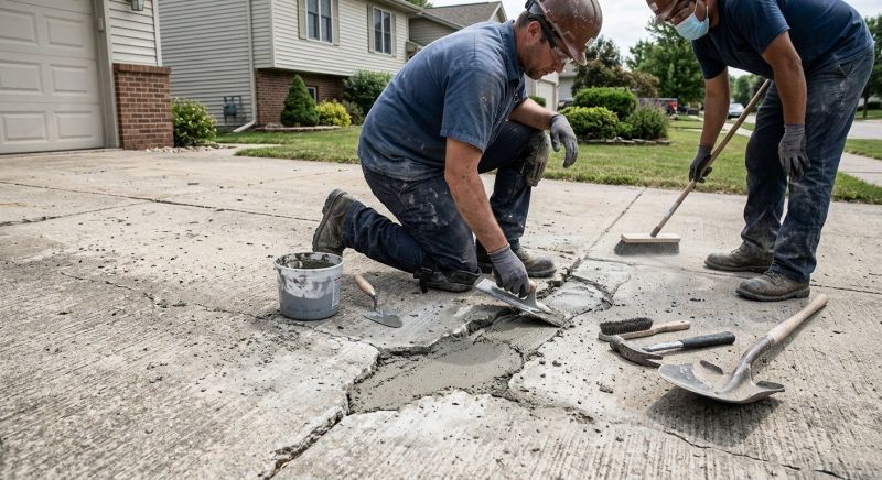 Driveway Approach Repair in West Des Moines, IA