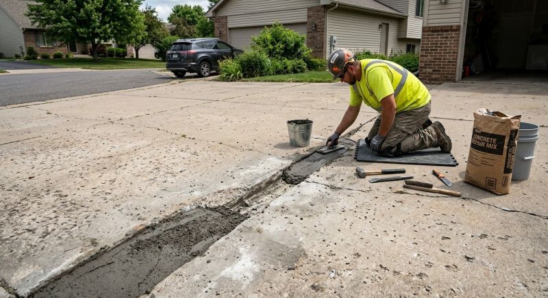 Driveway Curb Repair in Des Moines, IA