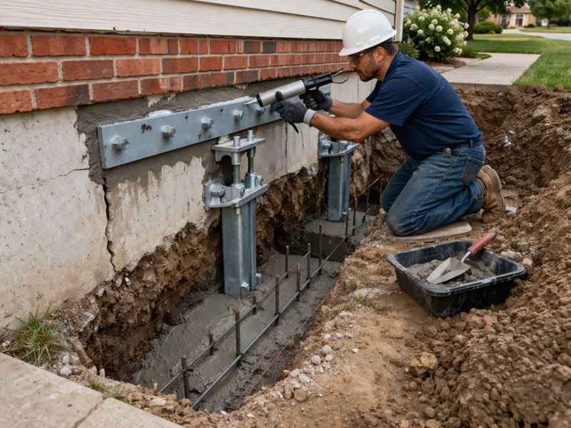 Exterior Foundation Repair in Tampa, FL