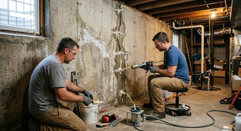Foundation Wall Crack Repair in Corpus Christi, TX