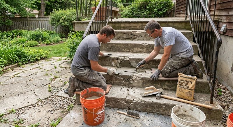 Patio Concrete Repair in Miami Dade County, FL