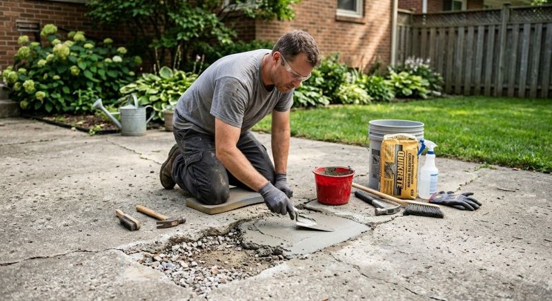 Patio Slab Repair in Albany, NY