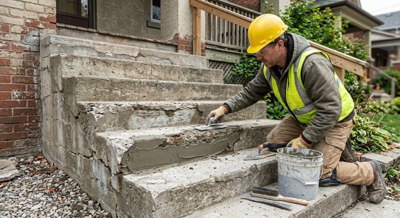 Patio Stairs Repair in Des Moines, IA