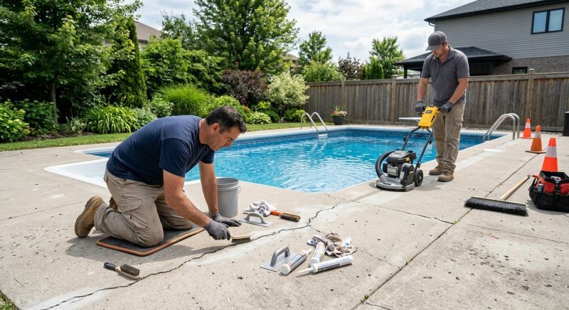 Pool Deck Repair in Albany, NY