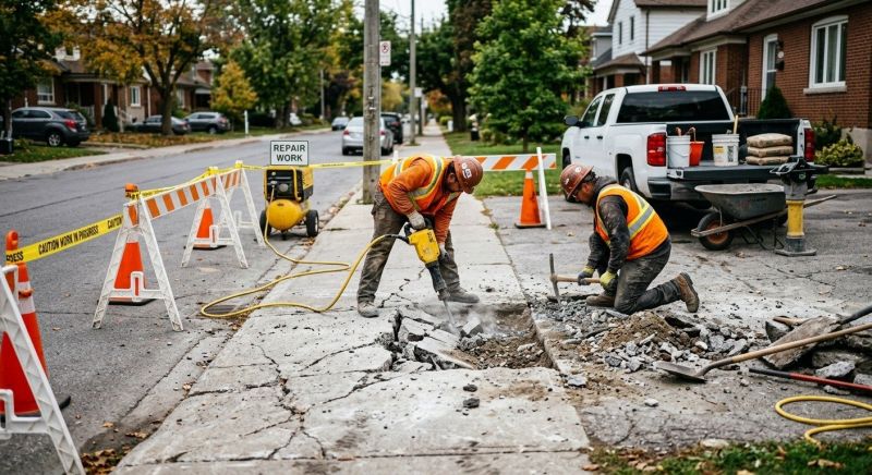 Sidewalk Repair in Miami Dade County, FL