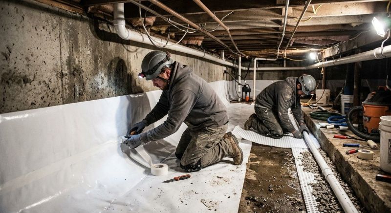 Wall Waterproofing in Columbus, OH